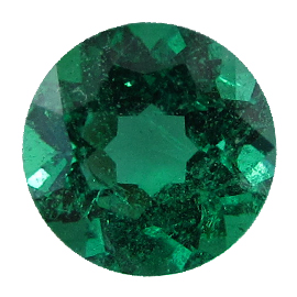 1.32 ct Round Emerald : Fine Green