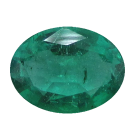 1.25 ct Oval Emerald : Fine Grass Green