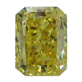 0.80 ct Radiant Diamond : Fancy Intense Yellow / SI1