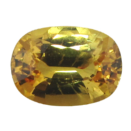 2.69 ct Oval Yellow Sapphire : Lemon Yellow