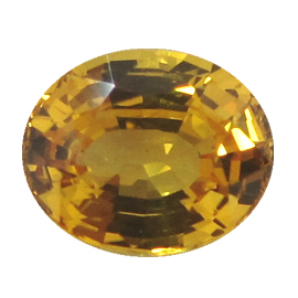 1.16 ct Golden Yellow Oval Natural Yellow Sapphire