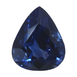 1.98 ct Pear Shape Blue Sapphire : Rich Royal Blue