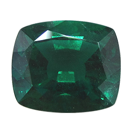 9.45 ct Cushion Cut Emerald : Deep Rich Green