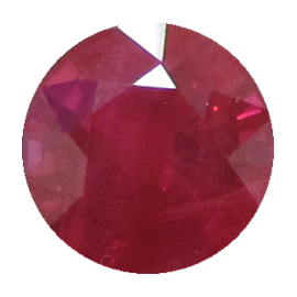 1.24 ct Radiant Ruby : Deep Rich Red