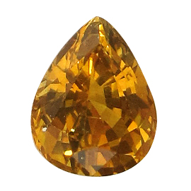 1.14 ct Pear Shape Yellow Sapphire : Fine Yellow