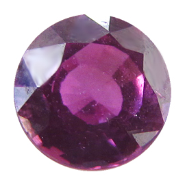 0.59 ct Round Pink Sapphire : Fine Purple Pink