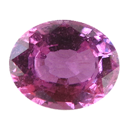 0.76 ct Oval Pink Sapphire : Fine Pink