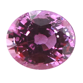 0.77 ct Oval Pink Sapphire : Fine Pink