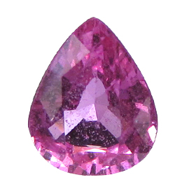0.80 ct Pear Shape Pink Sapphire : Rich Pink