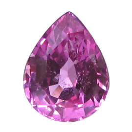0.84 ct Rich Pink Pear Shape Natural Pink Sapphire