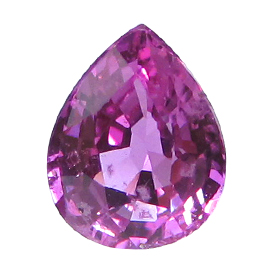 0.96 ct Pear Shape Pink Sapphire : Royal Pink