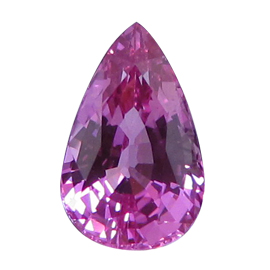 1.17 ct Pear Shape Pink Sapphire : Intense Pink
