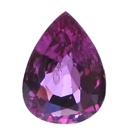 0.78 ct Deep Rich Pink Pear Shape Natural Pink Sapphire