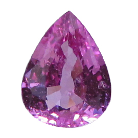0.91 ct Pear Shape Pink Sapphire : Soft Pink