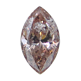 0.48 ct Marquise Diamond : Fancy Brown Pink / I2