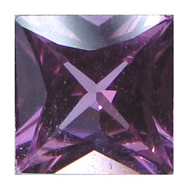 0.85 ct Princess Cut Pink Sapphire : Fine Pink