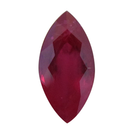 1.47 ct Marquise Ruby : Fiery Red