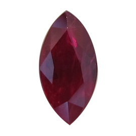 1.36 ct Deep Rich Red Marquise Natural Ruby