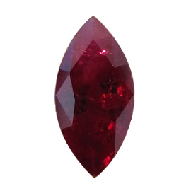 1.19 ct Marquise Ruby : Deep Red
