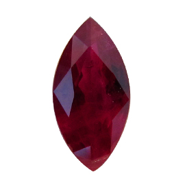 1.07 ct Marquise Ruby : Deep Rich Red