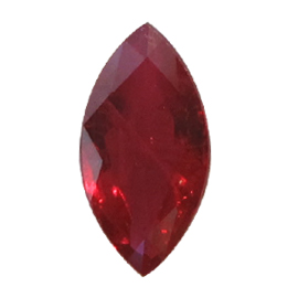 0.61 ct Marquise Ruby : Deep Rich Red