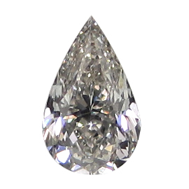 0.50 ct Pear Shape Natural Diamond : J / VVS2