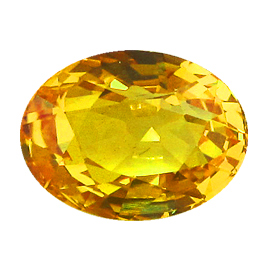 3.55 ct Oval Yellow Sapphire : Lemon Yellow