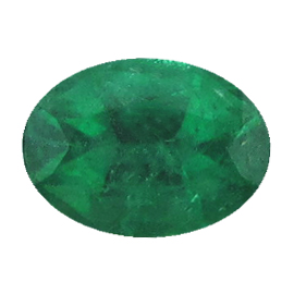 0.98 ct Oval Emerald : Grass Green