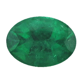 0.98 ct Grass Green Oval Natural Emerald