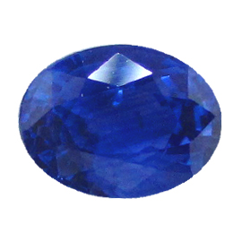 1.36 ct Oval Blue Sapphire : Fine Blue