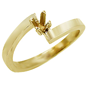 18K Yellow Gold Setting