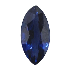 0.65 ct Deep Rich Blue Marquise Natural Blue Sapphire