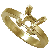 18K Yellow Gold Setting