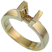 18K Yellow Gold Setting