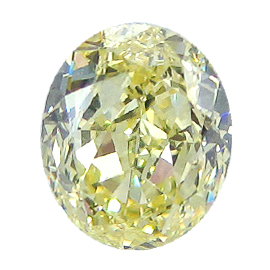 1.04 ct Oval Diamond : Fancy Yellow / VVS2