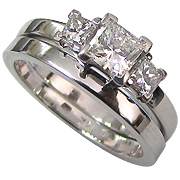 14K White Gold 1.26cttw Diamond Set