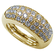 14K Yellow Gold 1.00cttw Diamond Band