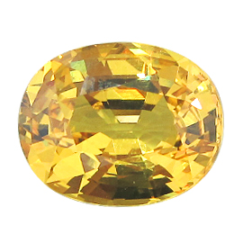 7.26 ct Intense Yellow Oval Natural Yellow Sapphire