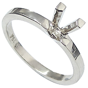 18K White Gold Setting