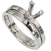 18K White Gold Setting