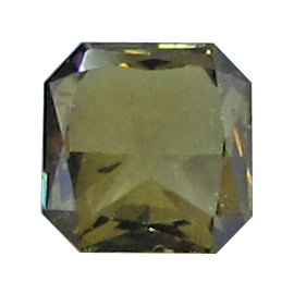 0.27 ct Radiant Diamond : Fancy Yellowish Geeyish Green Olive / SI1