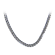 18K White Gold Spiga Chain
