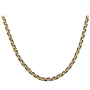 18K Yellow Gold 16'' Hanker Chain