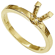 18K Yellow Gold Setting