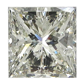 1.71 ct Princess Cut Natural Diamond : K / SI2