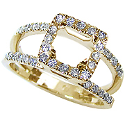 18K Yellow Gold 0.36cttw Diamond Setting