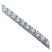 18K White Gold 4.25cttw Diamond Bracelet