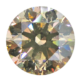4.67 ct Round Diamond : Fancy Brown / SI2