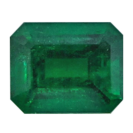 1.65 ct Emerald Cut Emerald : Rich Green