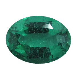 1.26 ct Oval Emerald : Fine Green